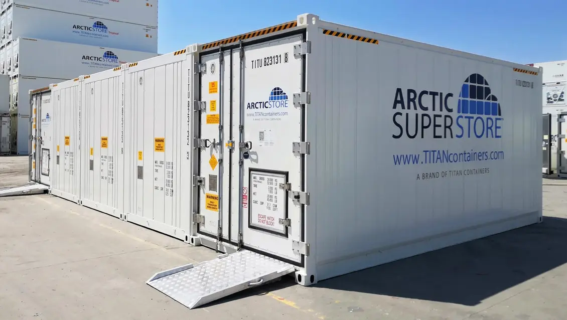 20ft Arctic SuperStore Modular Refrigerated Containers for Hire