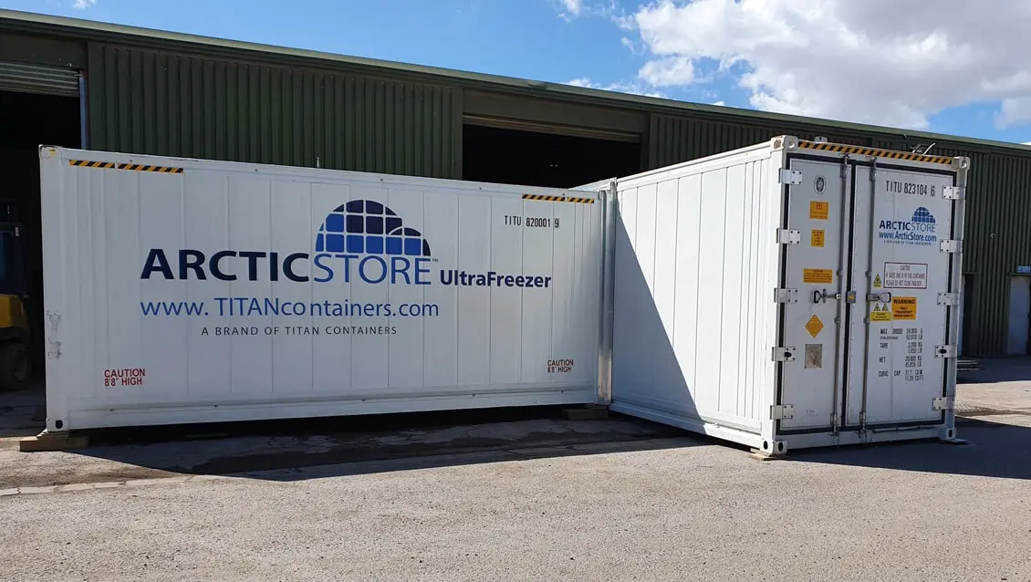20ft Arctic UltraFreezer - Freezer Container for Hire