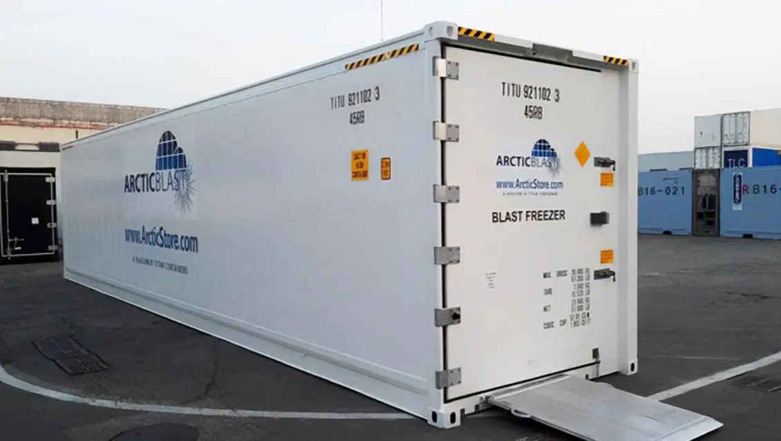 40ft ArcticBlast Refrigerated Container for Hire - Rapid Chilling Storage_7
