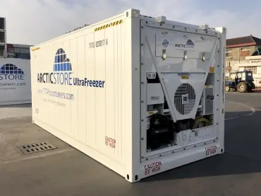 Arctic Ultrafreezer Cold Storage Ultra Low Temperatures Refrigerated Containers for Hire