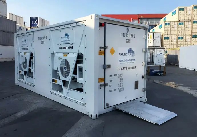 ArcticBlast Cold Storage - Rapid Chilling Refrigerated Containers for Hire