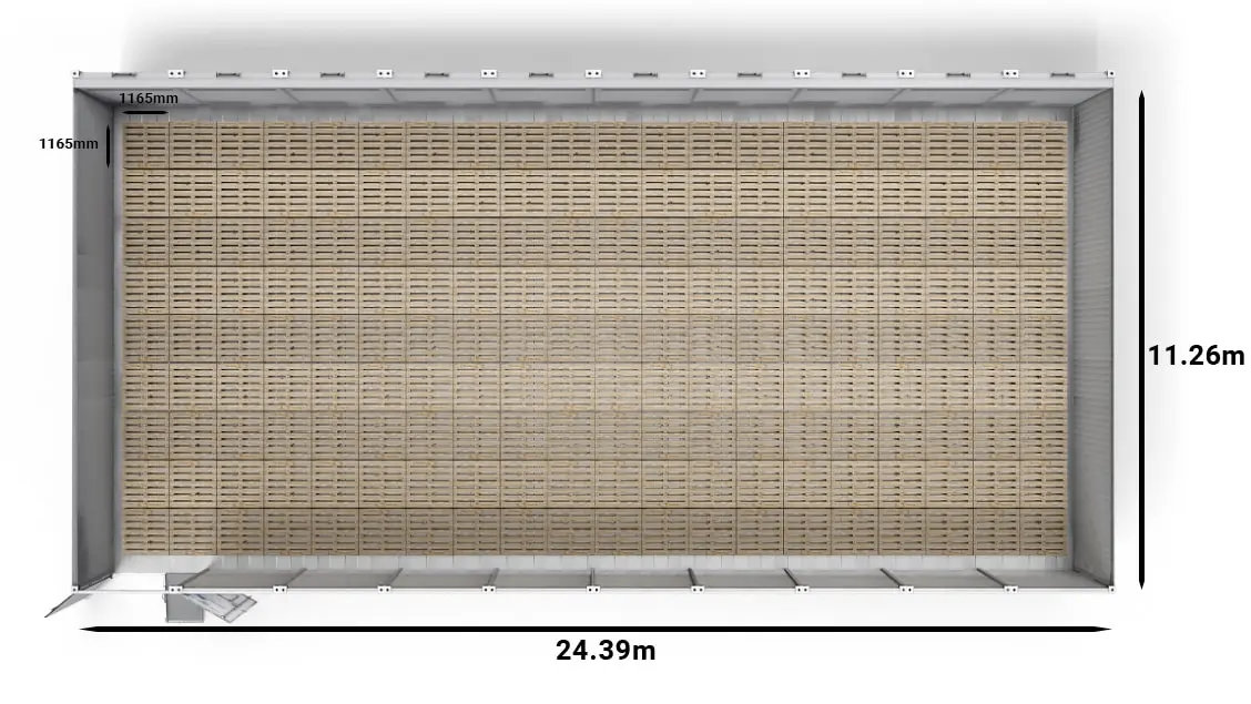 ArcticSuperStore 40ft Large Pallets CHEP