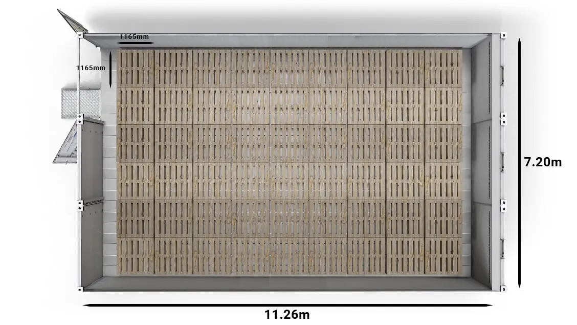 ArcticSuperStore 40ft Medium Pallets CHEP