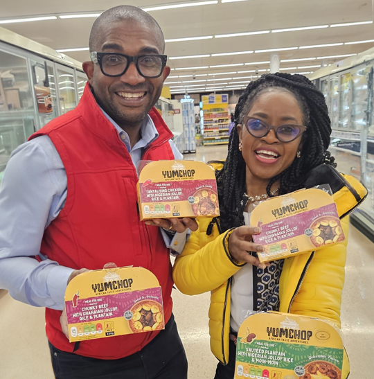 YumChop Founders in Tesco