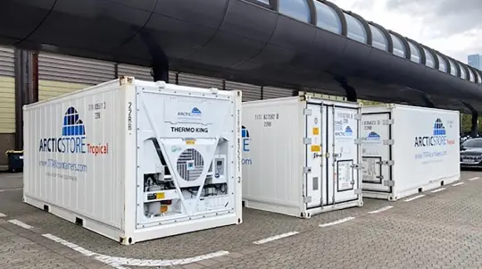 ArcticStore Refrigerated Containers for a German Trade Fair