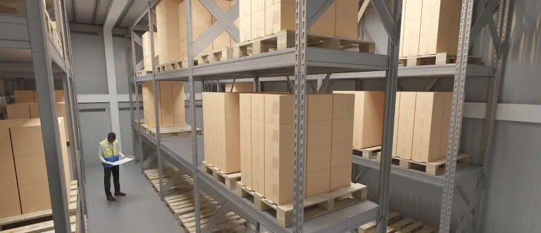 Interior of the MegaStore Container