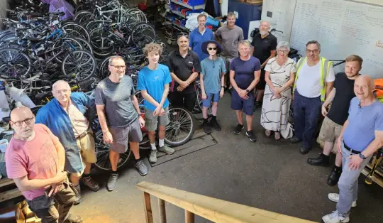 TITAN Containers donates a 40ft unit to Prodigal Bikes